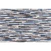 Tappeto cucina "Dream Stripes" blu 50 x 180 cm