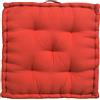 Cuscino da pavimento Futon colore rosso 60x60 cm