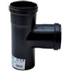 Raccordo tubo stufa a pellet T 90° FFM Ø 80 mm SP 1,2 mm con guarnizione