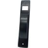 Placca tapparella semincasso in acciaio inox 6 m nera