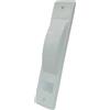 Placca tapparella semincasso in acciaio inox 6 m bianca