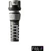 FITT Raccordo rapido con aquastop FITT per Tubo irrigazione da 12,5 a 15 mm