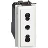 Bticino Presa bipasso Bticino KW4180 Living Now Standard Italiano colore Bianco