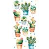 Crearreda Adesivo per oggetti cactus 15x31 cm