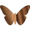 Crearreda Sagome adesive 3D farfalle bronzo