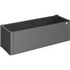 Biohort Fioriera esterno Biohort Belvedere Mini grigio scuro metallizzato 45x152x53 cm