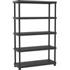 Terry Scaffale in plastica 5 ripiani 120-240x45x187,5-99 cm 70 kg/ripiano