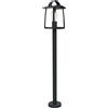 LUTEC Lampioncino da esterno E27 Kelseynero 40 W H 103 cm