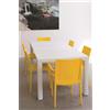 Tavolo allungabile da giardino Brooklyn in polipropilene 93x160/230 cm