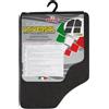 Tappeto Auto Moquette Antiscivolo con Battitacco Pvc Universale 4pz