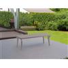 Tavolo allungabile da giardino Bergen 160-220x90x74 cm cappuccino