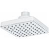 Soffione doccia 1 getto quadrato