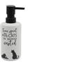 Dispenser sapone da appoggio Cats in ceramica bianco