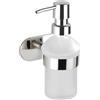 Wenko Dispenser sapone Orea Shine vetro e acciaio brillante
