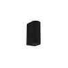 Applique LED da parete AXO bidirezionale nera GU10 68x92 mm