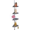 Wenko Portaoggetti telescopico doccia Wenko Compact Alluminio argento 0,78-2,75 m