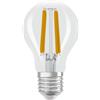 Lampadina LED E27 a goccia Super Efficient Osram 1055 lm bianco caldo trasp.