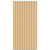 Tenda da sole a caduta verticale con anelli 145x300 cm giallo rigato