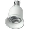 INTEC Adattatore per portalampada da E14 a E27 bianco