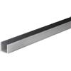 Arcansas Canalina U 1 m 19x15 mm alluminio argento