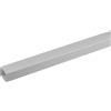 Profilo tubo quadro 2 m 30x30 mm alluminio anodizzato argento