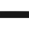 Battiscopa in gres porcellanato Nero Matt 8x33,3 cm