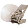 Cinghia a cricchetto inox ad anello 5 m x 25 mm P 800 kg