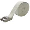 Cinghia a fibbia inox bianco 3 m x 25 mm P 250 kg