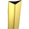Arcansas Profilo angolare a L 1 m 11x16 mm alluminio anodizzato ottone lucido