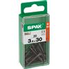 Spax Vite Spax testa multipla svasata t-star plus t20 zincatura nera s 20 pz