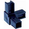 Arcansas Connessione 3 vie per tubo 20x20 mm in pvc nero