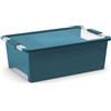 Contenitore in plastica Bi-Box con coperchio M 19x55x35 cm avalon teal