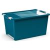 - Contenitore in plastica Bi-Box con coperchio L 28x55x35 cm avalon teal