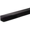 Arcansas Profilo angolare 2 m 40x40 mm in pvc nero