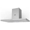 Cappa a parete in acciao Embla 90 cm grigio