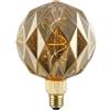 Lampadina LED E27 decorativa Diamante 100 lm oro