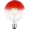 Lampadina LED E27 decorativa Globo 120 lm rosso