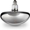 Lampadina LED E27 decorativa Decanter Round 120 lm argento