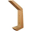 Porta abito in legno finitura naturale L 2,5 x H 15,5 x P 7 cm