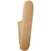 Porta abito in legno finitura naturale L 5 x H 13,7 x P 5 cm