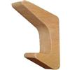Porta abito in legno finitura naturale L 2 x H 7 x P 7 cm
