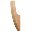 Porta abito in legno finitura naturale L 4 x H 15 x P 10 cm