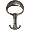 Appendi abiti zama nickel satinato L 8 x H 14 cm