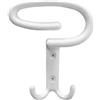 - Appendi abiti in zama bianco L 9,6 x H 13,4 cm