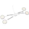 Set 4 barre led sottopensili 8,6 W 420 lm argento