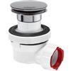 Piletta lavabo quick clac con kit sifone Ø 32mm