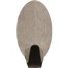 Ganci adesivi in acciaio forma ovale 2,5 x 1,6 x 1,5 cm 4 pezzi