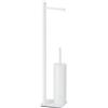 - Piantana portarotolo e portascopino bagno Trilly H 63 cm bianco