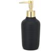 Dispenser sapone Ebony in poliresina nero