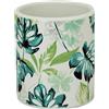 Portaspazzolini Gardena in ceramica bianco